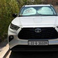 للبيع هايلندر خليجي هايبرد وبانزين رقم اربيل ابيض اللون رقم جديد هزة ج...