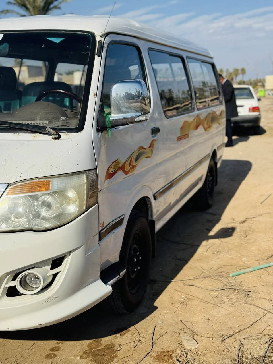 سلام عليكم
فوتون ١٤ مكفوله كير ومكينه واكسن
رقم كربلاء انكليزي مشروع وطني بأسمي ثاني يوم تحويل سنويه لل٢٠٢٩ مصفره هيه وغرامات 
تخم تاير جديد حداديه جديده السياره كبل للشارع ماذب عليه ربع السعر ٨٠ وبيه مجال المكان كربلاء الحسنيه لل استفسار  ***********
