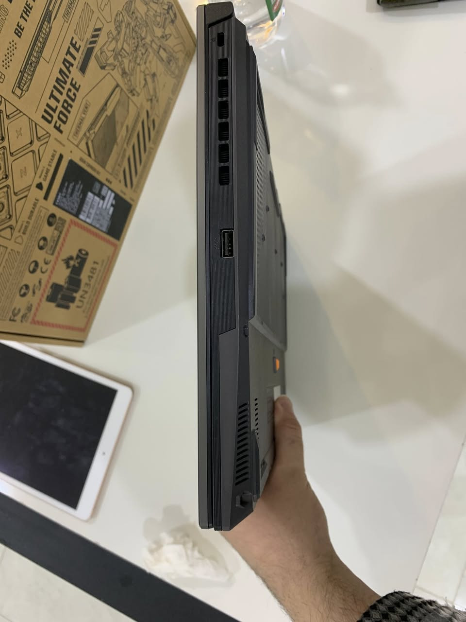 السلام عليكم، لابتوب للبيع:
ASUS TUF 15-FX507VV-LP299

الجهاز شخطة وحدة مابي،  واذا عندك ايشي ببالك تريدني افحصة مثل كيبورد، اداء، بلوتوث، شاشة، سبيكرات…. دزلي رساله وندخل اتصال

واذا قررت تشتري الجهاز، تفحصة وتتاكد منة  ١٠٠٪؜ نوب تدفع فلوسة 

i7-13620H

Nvidia RTX 4060 8GB ram

RAM 16GB

Storage 512GB

Display 144Hz FHD 15.6inch

سعر مليون و 200 نهايتة

مكاني ديوانية وموجود توصيل


**إذا كنت صاحب هذا الإعلان وتريد حذفه لأي سبب، رجاءا أرسل رسالة إلى الدعم الفني**