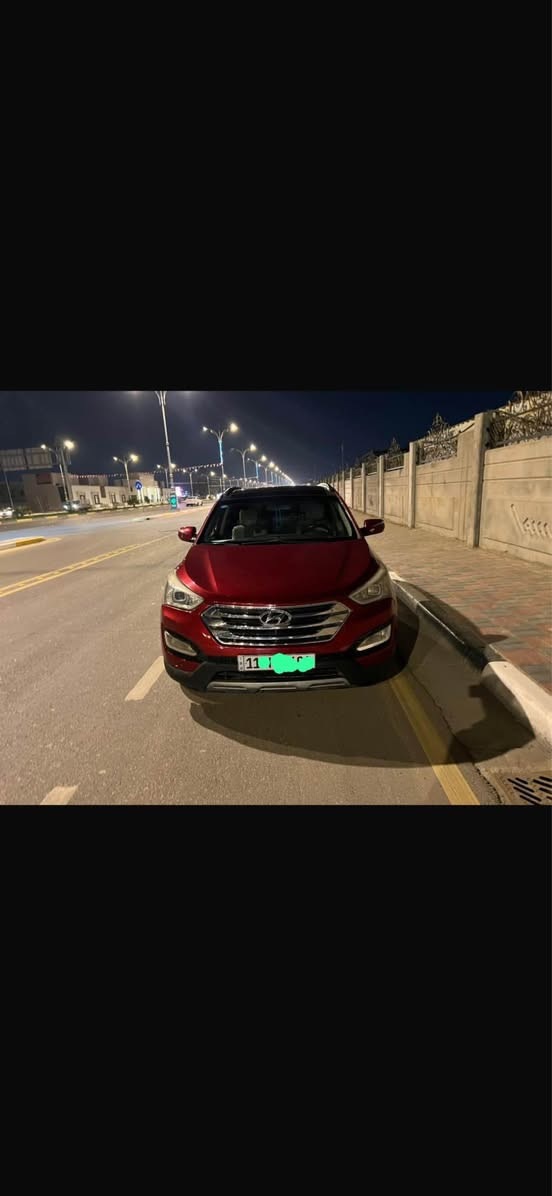 سنتافي موديل ٢٠١٤ 
فول مواصفات 
بصمه تشتغيل بصمه ابواب
شاشه كاميرا
بانوراما. تحكمات ستيرن + تدفئة ستيرن
كشنات جلد + كهرباء +تدفئة و تبريد + خزن ميموري
مكينه 4 سلندر 
حادثها قطعتين جاملغ وبنيد
*********** بي واتساب كربلاء, العراق
