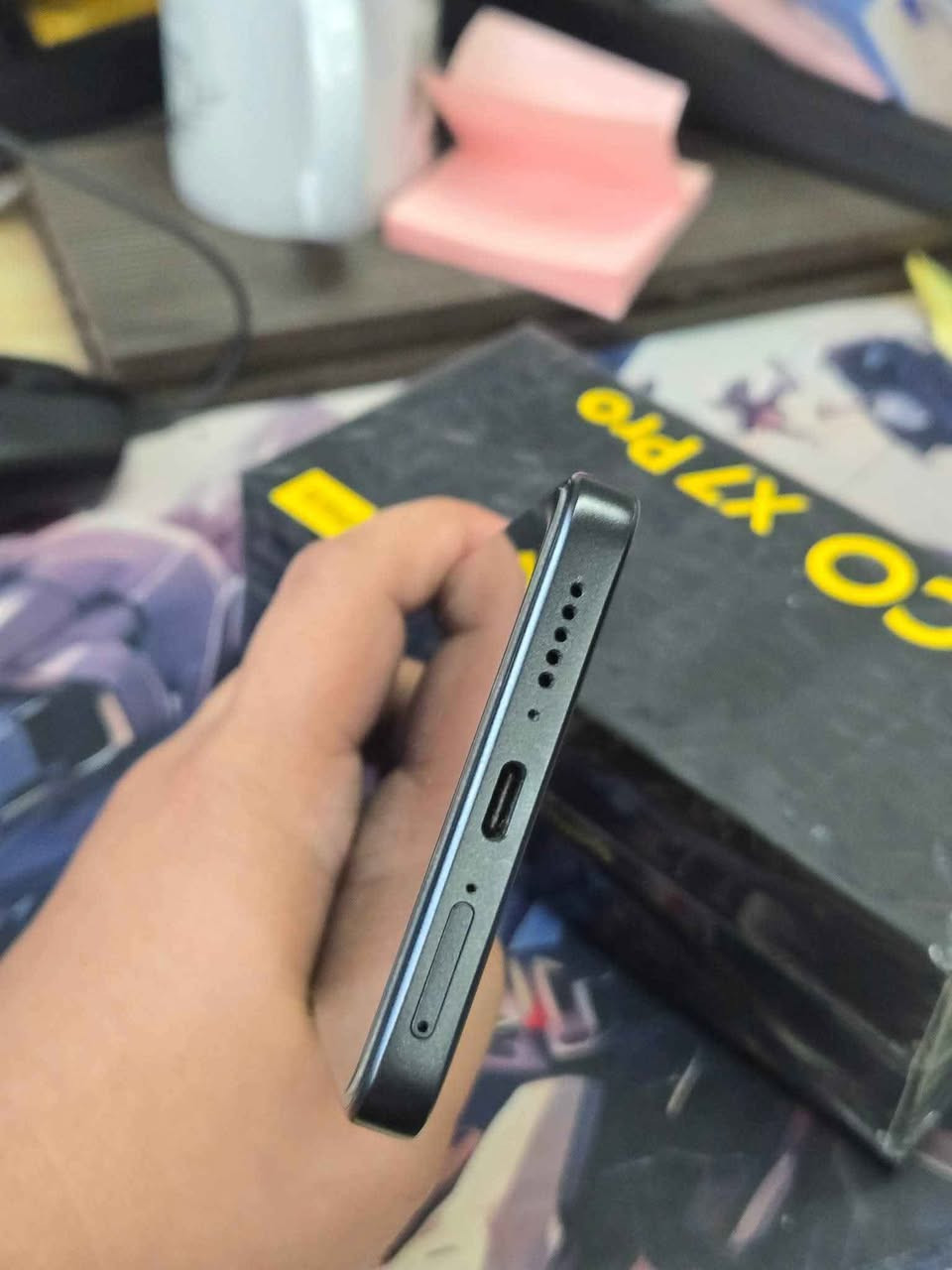 سلام عليكم 
 ءPOCO X7 PRO black 
ذاكرة  256  عشوائية 12GB
معالج Dimensity 8400 Ultra  ببجي 120 فريم سلاسة فول 
فقط مراوس باحدث وانطي فرق مكاني بغداد
ياريت اراوس ويا جهاز Huawei pura70


**إذا كنت صاحب هذا الإعلان وتريد حذفه لأي سبب، رجاءا أرسل رسالة إلى الدعم الفني**