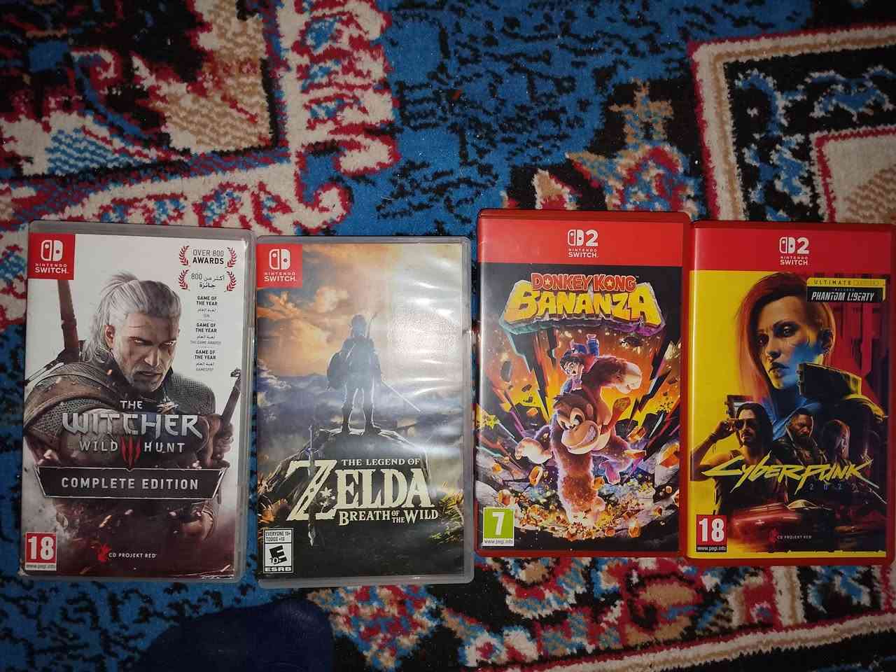 Lenovo legion go - 512G
مواصفات معروفة كامل ملحقات جنطه شاحنه 
سعر 700 قفل

------------------------------------------------
Nintendo switch 2 
مواصفات معروفة كامل ملحقات وجدا نظيف استخدام اسبوعين بس لعبت شوية دونكي كونك و عفته تركته
سعر 580 قفل 

------------------------------------------------
The Witcher 3 --- 40 الف
Donkey Kong bananza - 70 الف
Zelda breath - 40
Cyber punk --- 50

استفسار : ***********

توصيل ماكو ماعندي تريد شي تعال علية بغداد أخوان ابوس ايدكم اي سعر أقل من الي ذكرته بالمنشور لا تراسلني ما احب اتفاشل وي احد بيكم كلكم على راسي
