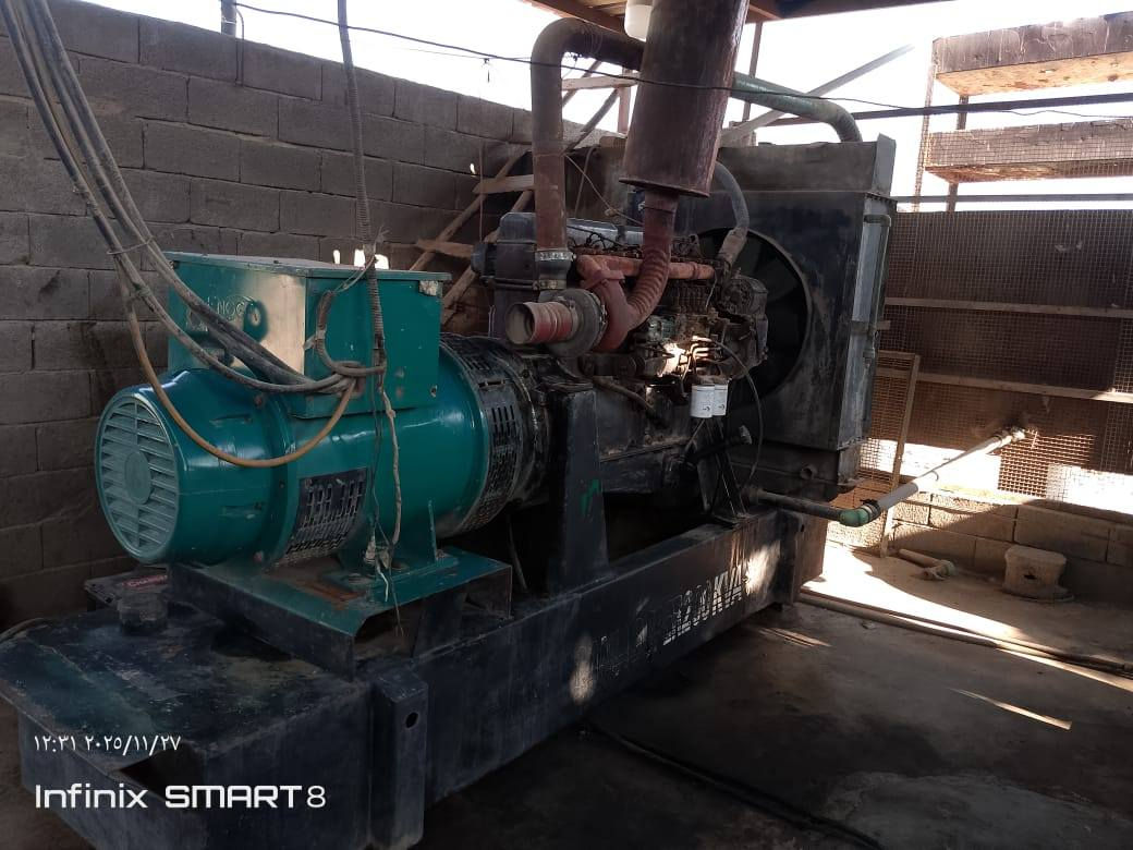 السلام عليكم
مولده للبيع سكانيا 13 بم  88  ستندر بيها بخار راس توليد انجا 200 كيفي دبل بوربن بلادي السعر ٦٠ وبيهه مجال مكان بغداد حي البتول قرب الجسر الفرنسي  
اتصال ***********      ***********
