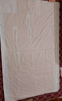 اكفان بالزعفران • مكتوبه يدوي • كربلاء