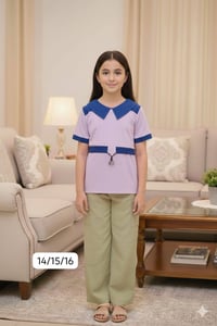 سوت بناتي • قياس 14/15/16 • قماش صوفيا