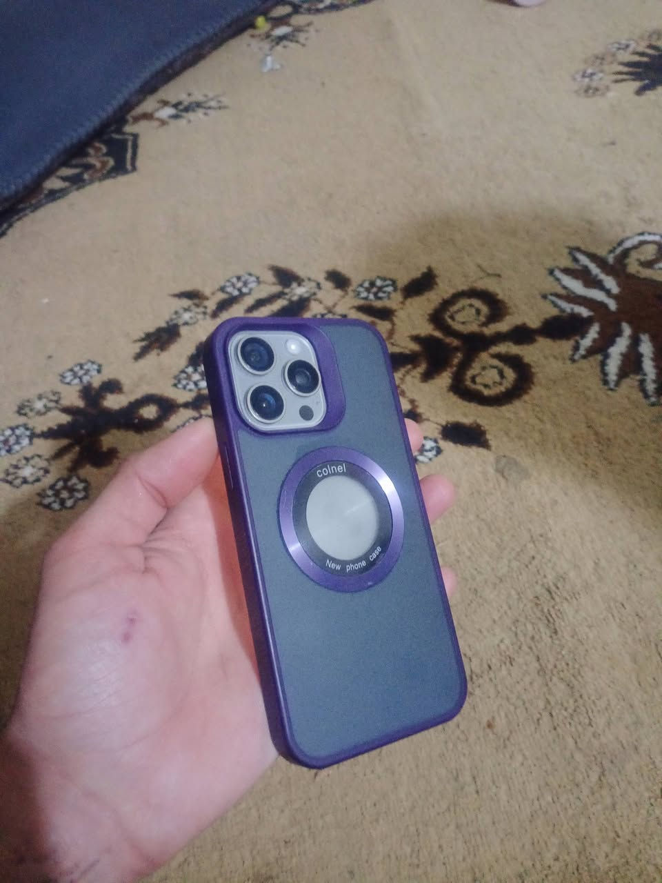 سلام عليكم 
ايفون 15 برو ماكس مستبدل شاشه و بطاريه اصليات ول شاشه نوعيه ممتازه 

ذاكره 256 جهاز شغال علا 24 حبايه 

تصوير فول صوت اتصال انترنيت كله شغال 

متواجد فيس سعر 525 فقط او مراوس حسب ل قناعه 

تحياتي لل جميع


**إذا كنت صاحب هذا الإعلان وتريد حذفه لأي سبب، رجاءا أرسل رسالة إلى الدعم الفني**