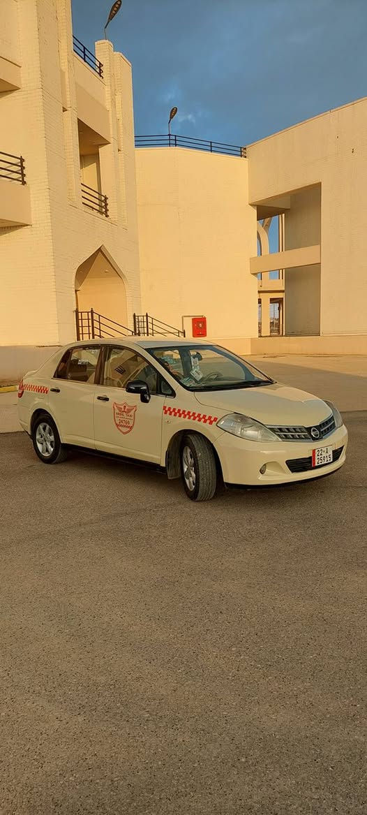 نیسان تیدا 2012 
● گێر ئۆتۆماتیک  بیلادی 
● بنزين و غاز  تورکی
● گێر و مەکینە  بە شەرت 
●  شاشە و کامیرا
●بريك ABS ويل كه پ 
● رەقم و سەنەوی نوی 
● 1پارچە دوو بست  بویاخ     
●جةمبى بيشو پشتى هەيە
● 5 بۆ 6 جيگاي سارده كوته 
●126 و مەجال   
●رەقم موبایل *********** أربيل, العراق
