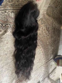 باروكة شعر طبيعي • طول متر • ضمان مدى الحياة