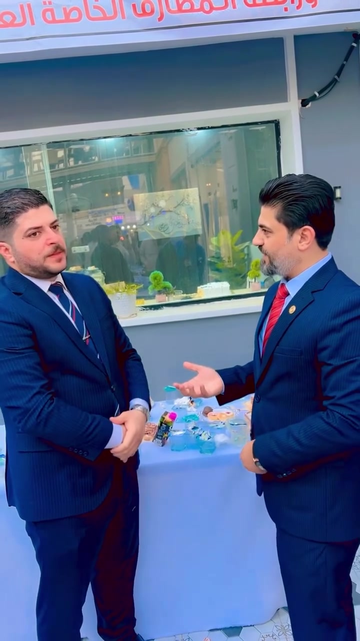 مع أخي وصديقي الاستاذ نوار الخفاجي 
#مدير_مصرف_لخليج_الاسلامي
وحديثنا عن #الخدمات المصرفية 
للزبائن يتوفر بالمصرف 
سلف شراء #سيارات 🚘 سلف #زواج طاقة #شمسية 
#قروض شخصية سلف #علاجية 
هذا *********** الاتصالات اثناء الدوام الرسمي 
المدير استاذ نوار
