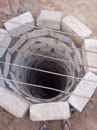 يوجد لدينا كادر حفر منهولات دائريه العرض متر ونص والعمق حسب ماتريد للا...