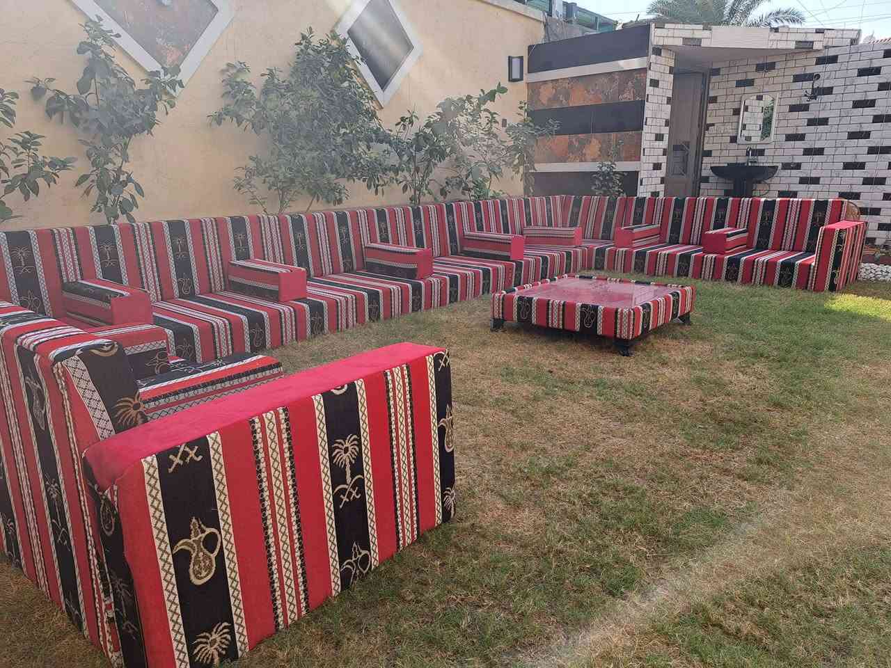 بإمكانكم ان تجلسوا في الحديقة او في داخل البيت شاهدوه بالصور واعطونا رأيكم أتمنى أن ينال رضاكم واعجاباتكم شغلنا وتصميمنا وابداعاتنا في عمل الديوان الأرضي موديل المضايف العربية الثابت مع اللولات والطبلة في بغداد+ منطقة الكرادة شاهدونا وتابعونا عبر صفحتنا على الفيسبوك بفرعينا في محافظة ديالى بعقوبة و خانقين ويتوفر التوصيل للمحافظات 
https://www.facebook.com/profile.php?id=100044630220289&mibextid=ZbWKwL


**إذا كنت صاحب هذا الإعلان وتريد حذفه لأي سبب، رجاءا أرسل رسالة إلى الدعم الفني**