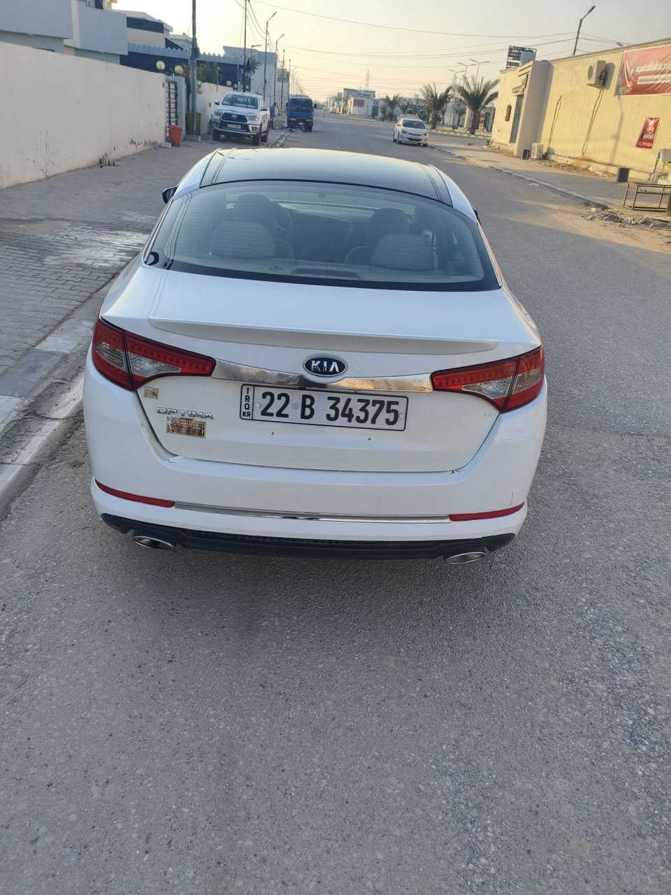 كيا أوبتيما 2012 خليجي فول مواصفات
كفاله عامة صبغ تبديل ضربة

رقم ربيل سنويه 2030

محرك 2400

دبل كزوز 

بصمة تشغيل

بصمة ابواب

بانوراما 

كشن كهرائي

كشن خزن ميموري

حساس خلفي

كاميرا 

لد امامي.

لد خلفي

أشاير بالمري

مري شفط

تحكمات ستيرن

شفتات

تبريد قطعتين

ثلاجة بالجكمجة

نظام ABS مانع انزلاق

نظام كروز تثبيت سرعه

نظام ايكو تنظيم استهلاك البنزين

السعر138 او بيه مجال 
مكان السياره نجف
***********
