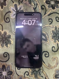 ايفون 14برو ماكس لبيع ذاكرته256بطاريه87تلغون فقط هذا لفطر بل ضهر وكله ...