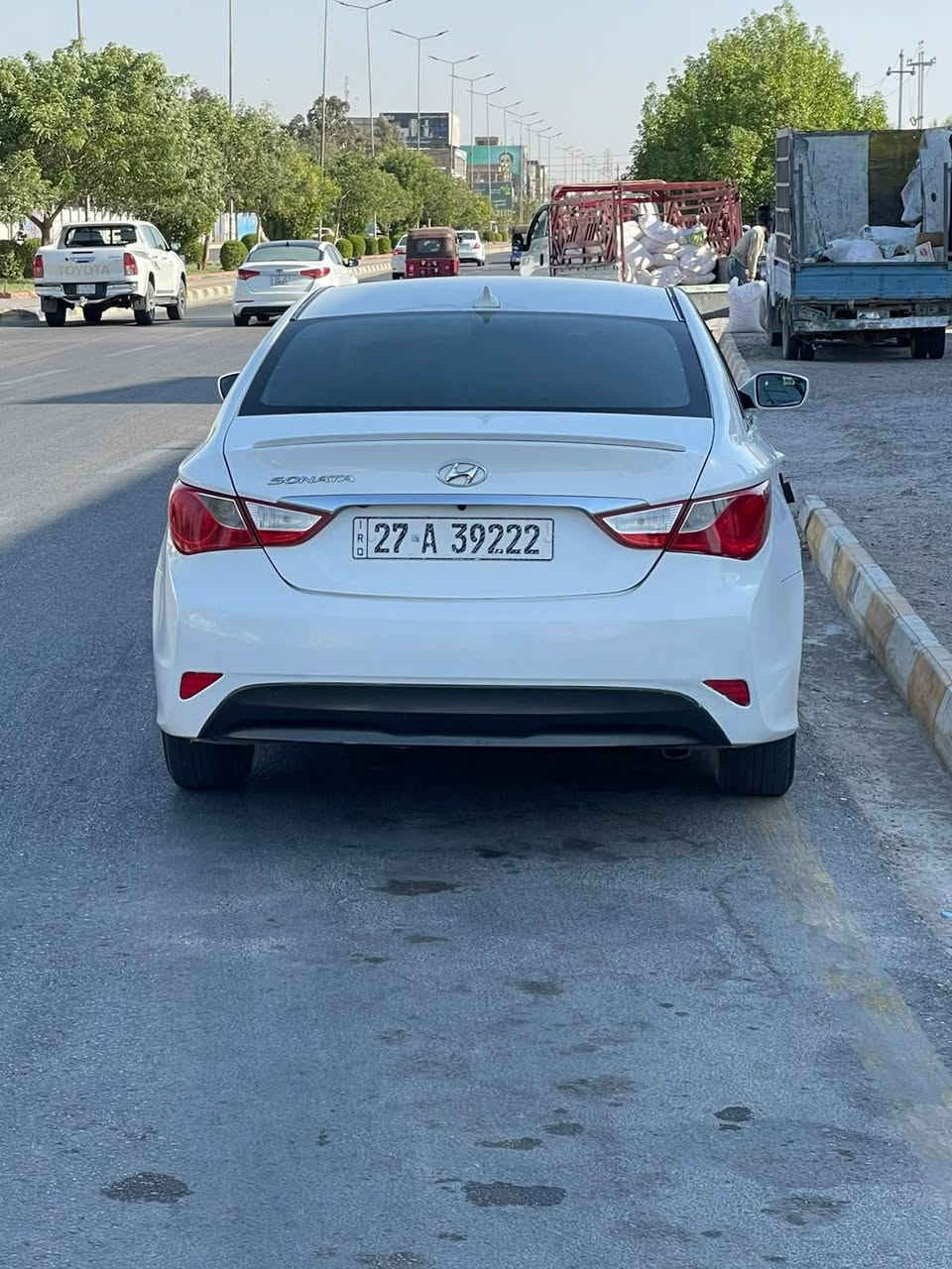 #سوناتا ٢٠١٤ امريكي
حادث خفيف، باسمي المداور بعد البيع مباشر 
السعر ١١٧ وبيها مجال 
***********
