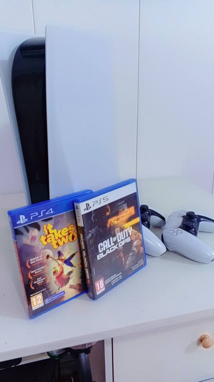 للبيع 650الف
بلايستيشن 5

 مع لعبهIt Takes Two ولعبه FC 25 داخل الجهاز


**إذا كنت صاحب هذا الإعلان وتريد حذفه لأي سبب، رجاءا أرسل رسالة إلى الدعم الفني**