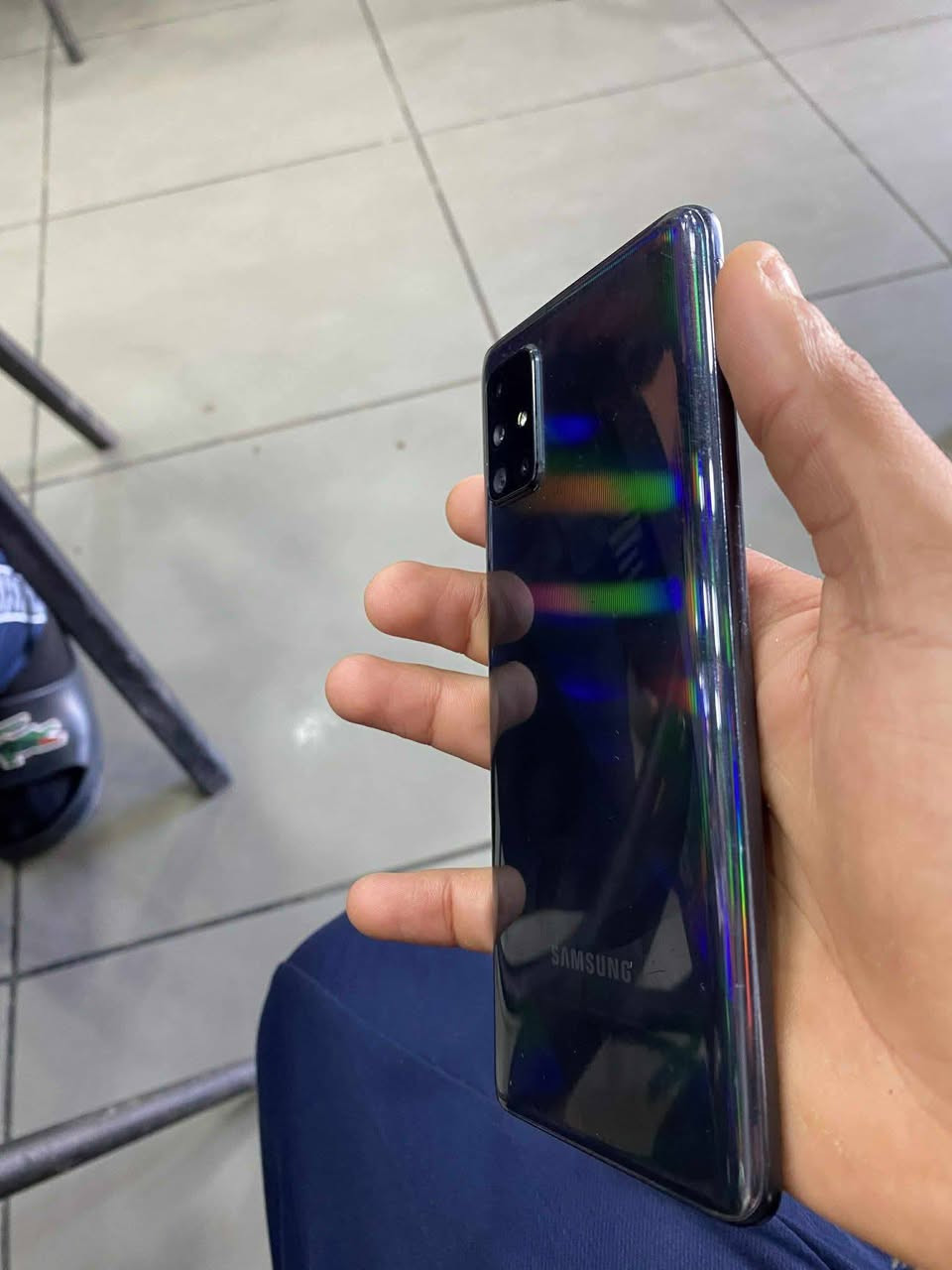 سامسونك A71 جهاز بلادي ممبدل بي بلصور 
ذ 128 / 8
دبل شريحه السعر 110
ببجي 60fps 
رقم ***********📞📞📞متواجد في الواتساب
