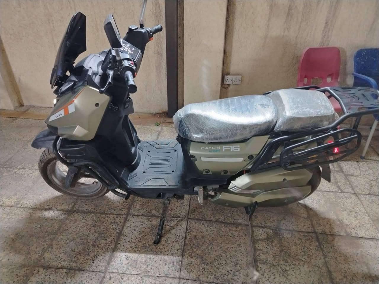 دراجه_DAYUN_دايوان
.بطاريه _ليثيوم _32_ امبير .الملف 2000 السرعة 90 تقطع مسافة 70 كيلو تشغيل مفتاح كارت بصمة جهاز مانع سرقة  السعر 1400000 مكاني بغداد  الكريعات اتصال ***********
