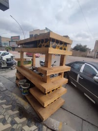 عربانة ديكور • قهوة وشاي • منافذ كهرباء جاهزة