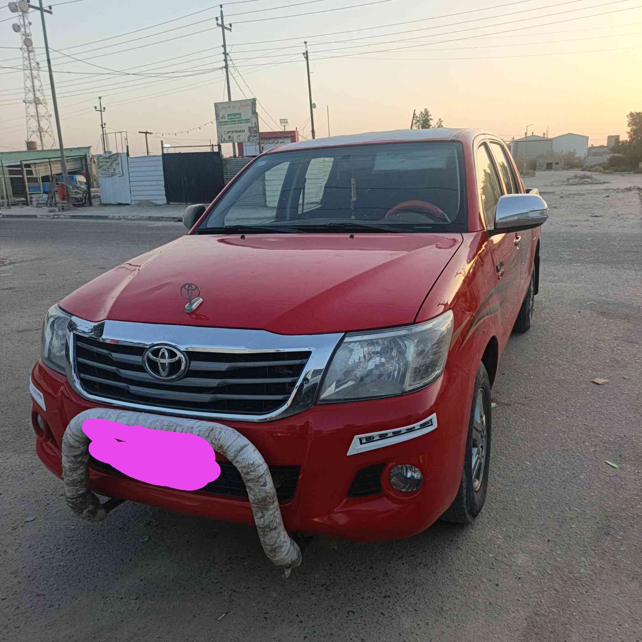 سلام عليكم بيك اب هايلوكس موديل 2015 كفالة رقم بابل سعر 220 المكان البصرة ***********
