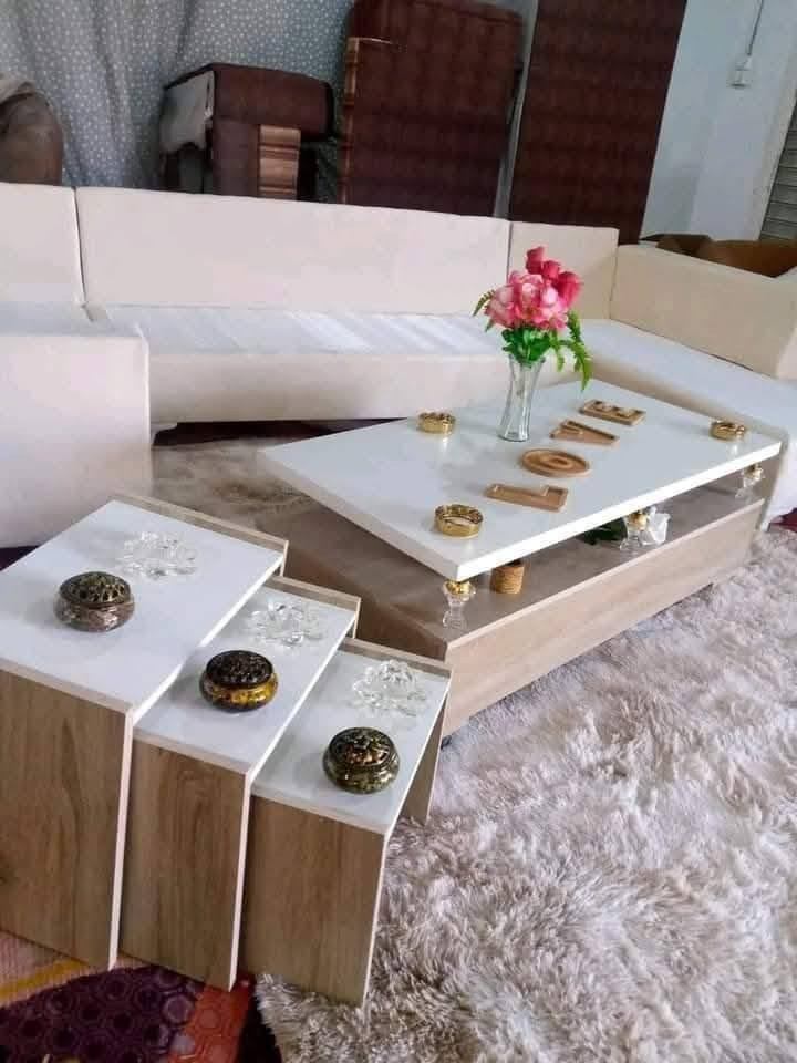 ✨ عرض مميز ✨

طاولات وسط أنيقة وعملية 👌
السعر: 25 دينار فقط 💥

🔹 الطقم مكوّن من:
✔️ طاولة كبيرة
✔️ 3 طاولات سرفيس
مقاسات 120*55*35 ✅✅ 

تصميم عصري يناسب كل بيت 🏡
سارعوا بالحجز قبل نفاذ الكمية!

📩 للتواصل والاستفسار على الخاص


**إذا كنت صاحب هذا الإعلان وتريد حذفه لأي سبب، رجاءا أرسل رسالة إلى الدعم الفني**