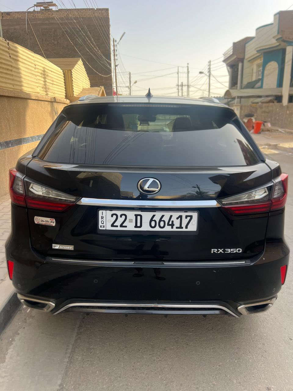 لكزس RX350 fsport موديل 2018 وارد امريكي كلين تايتل ماشية 99000mi رقم اربيل باسمي مكفوله من الصبغ كاملة مكمله اي نقص مابيه محرك 6 سلندر 3.5 شاشة موس فتحة جلد احمر هيترن ستيرن تبريد هيترات بالمقاعد جنطة كهرباء توقف ذاتي نقطة عمياء + 3 وضعيات قيادة بالاضافة مغلفة طبقة حماية بمادة الp.p.f
السعر:295 ورقة وبيه مجال بسيط
الهاتف:*********** وتساب 
العنوان:محافظة كربلاء
