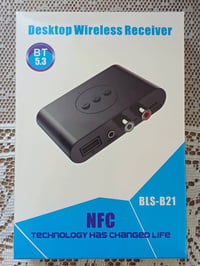 جهاز استقبال صوت لاسلكي (Bluetooth Receiver) موديل BLS-B21. يدعم بلوتو...