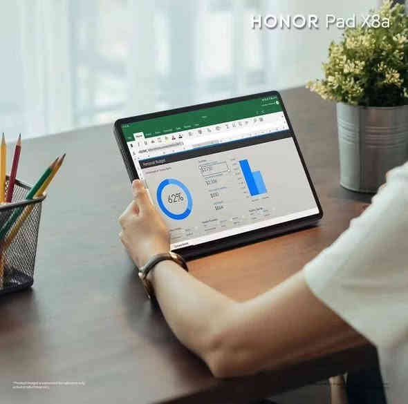 𝐇𝐨𝐧𝐨𝐫 PAD 𝐗𝟖A✨ 🖥️

تابلت أنيق وخفيف، مثالي للدراسة وتجربة العاب رائعة  ✨بمميزات
 قوية من الشركة العملاقة #Honor
مع مجموعة صوت من 4 سبيكرات ومعالج Snapdragon

جديد ضمان سنه

👈👈🔥🔥 180 الف فقط

🔴الشاشة: 11.0بوصة - 90 هرتز LCD

🔴الذاكرة الداخلية: 128 جيجابايت

🔴الرام: 4+4 جيجابايت

🔴الكاميرا: 8/5 ميجابكسل

🔴المعالج: Snapdragon 680 4G 
🔴 صوت ستيريو Stereo Speakers ( 4 Speakers )

🔴البطارية: 8300 مللي أمبير 

🔴 اندريد التشغيل 14

منتجات HONOR 
تعتبر من أفضل المنتجات عالميا وأمتنها بالتصنيع
---------------------------------------------

 الــــــــــــــعـنـــــــــــــوان 🔍 : ديالى ▪المقدادية ▪حي المعلمين-شارع دبي 🔴
للاستفسار  ☎️☎️*********** او مراسله الصفحه ✅️
يتوفر خدمه توصيل لكافه  المناطق🚕🚕

