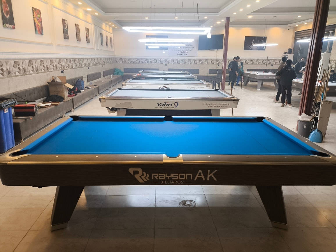 تم انجاز عمل اليوم وبشرط الضمان مع كادر مختص ستفسارمراسلة الصفحا او ***********  واتساب عنوان بغداد حافض القاضي ملاحضة يوجد طاولات بليارد مستعمل و الجديد وجميع مستلزمات البليارد وملحقاتة🇮🇶🇮🎱
