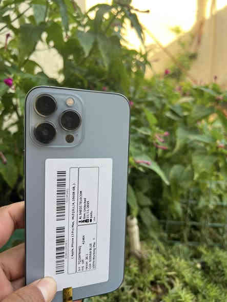 السلام عليكم ورحمة وبركاته 
يتوفر آيفونات 13برو ماكس 

الذاكرة 256%

البطاريات94(93)

النضافه 90%
ألوان بحري جميعا

عل ضمان أنطي يوم كامل تفحص

العنوان شهربان حي العسكري 

مراسله اوًاتصل ع رقم***********
