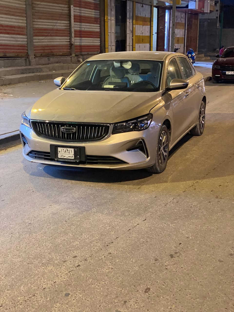 جيلي ام كرند موديل 26 خليجي وكاله الغانم  الكويت ماشيه 6الاف قابل للزياده رقم شهداء دخول جديد كفاله عامه عدا بارد موضح بلصوره بدون صبغ غرصه واصل للمرور بس ع الستلام الرقم سعر110 مكان سياره بصره ‏‪***********‬‏
