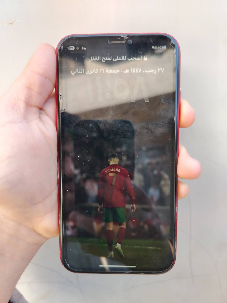 السلام عليكم ايفون ١١ عادي مبدل بطارية 100 فيس أيدي شغال سعر ٢٢٠ بي مجال ***********
