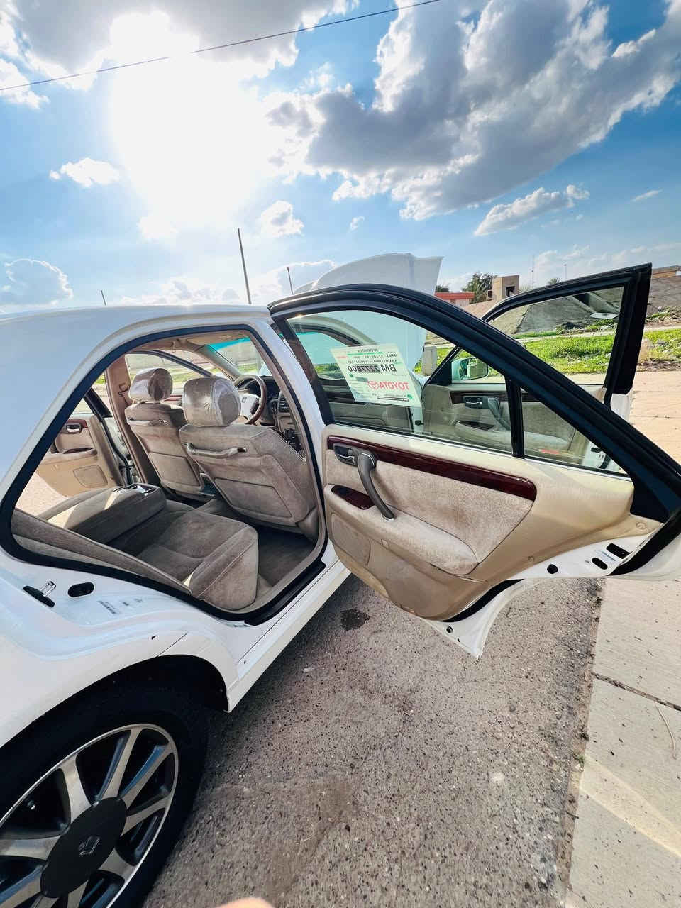 يالله سلام عليكم 
 سياره ملكه سياره حلوه موديل 2002
رقم ذي قار مداور ثاني يوم 
موصفات دكمتين اكرستال اصل 
برده خلفيه مرئي شفط و هيتر + 
اربع كشنات كهرباء جام اوتو
محرك جي فور زغير شاصي 71
تدفئ + تبريد نقص بس غاز 
سياره كفاله عامه ماعده جاملغ صدر 
الستفسار ‏‪***********‬‏ وانا بل خدمه 
مكلف بل نشر راعي سياره حسوني ابو الملكه
