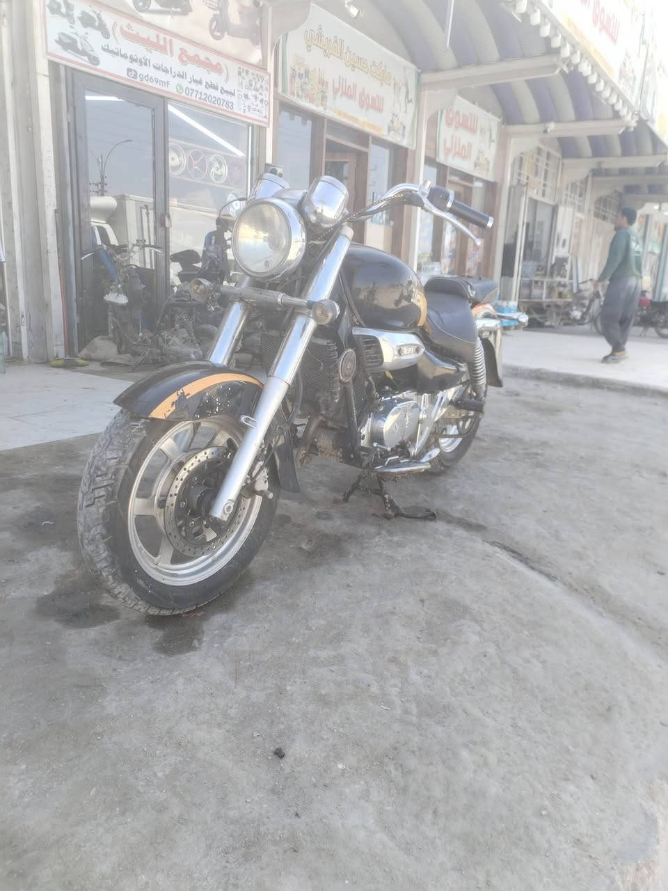 السلام عليكم هارلي ربع دراجه حلوه ومكينه خيره من الله السعر 700/ عنوان كربلاء قنطره السلام /***********
