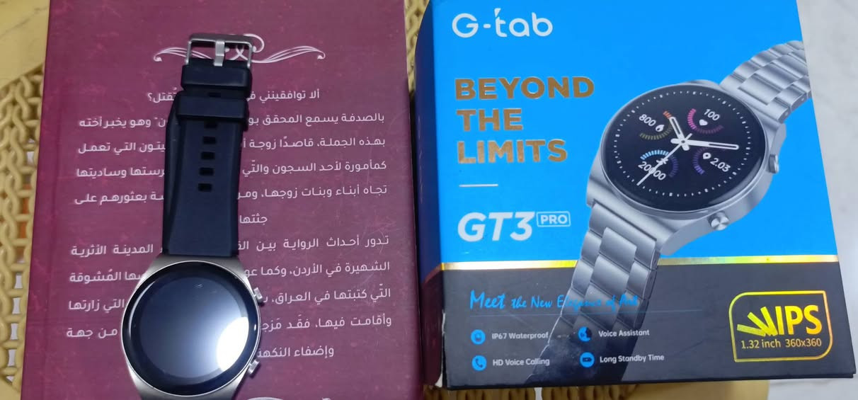 ⌚ ساعة G-tab GT3 Pro الذكية – تصميم أنيق ومواصفات ممتازة
✨ المميزات:
شاشة IPS قياس 1.32 بوصة بدقة 360×360.
إجراء واستقبال المكالمات عبر البلوتوث.
قياس نبضات القلب.
متابعة النوم.
عداد خطوات وحساب السعرات الحرارية.
عرض إشعارات الهاتف والرسائل.
مقاومة للماء والغبار IP67.
مساعد صوتي.
عرض حالة الطقس.
تعمل مع أجهزة Android وiPhone.
تطبيق Da Fit.
تأتي مع سوار معدني + سوار سيليكون إضافي + شاحن مغناطيسي.
📦 المحتويات: الساعة، الشاحن، السوار الإضافي، دليل الاستخدام.
💰 السعر: (50 الف )
📍 التوصيل مجانا لجميع المحافظات.
راسلنا للحجز والاستفسار.
واتساب ***********
