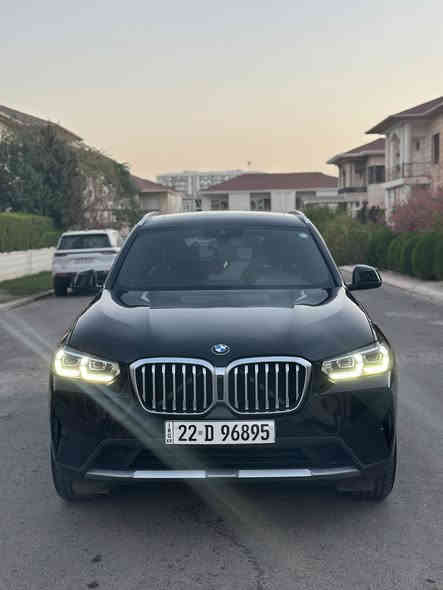 Bmw X3 Sdrive30I 2022 Black 2.0L 4
ماشی:45 الف 
رقم اربيل 
بیها قطعتین صبغ(بابين) 
ارباگ بس كتف 
سعر 30000$
مکان سیارە اربیل 
***********

مواصفات 
بصمە 
کامیرا 
حساس 
رادار 
بانوراما 
سلاید 
S Drive
