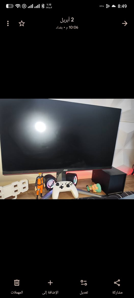 CPU- I513400F
MB-gigabyte b760 ds3h ax wifi+Bluetooth 

GPU-  RTX 3070 Gainward Phoenix

RAM DDR5-TEAMGROUP T-FORCE 32GB 6000 MT/s

power supply-Deepcool DQ850-M-V2L

Full Modular 850

 80 PLUS Gold

Storage-lexar nm620 1tb

galax case

مراوح الكيس والتبريد تم تبديلها بمراوح  (Thermalright

الي بالوجه 3 حجم 140mm والبقية 120mm

Cooler-Deepcool

AG400

Monter-AOC 27 IPS 1080 FHD 165HZ

mouse-Glorious Gaming Model O

keyboard-redragon k552 

mouse pad

headset astro a10

UPS ofline 2800

سبيكرات مع مضخم صوت
اغلب كراتين القطع موجودة
مكاني بغداد الزعفرانية ماعندي توصيل


**إذا كنت صاحب هذا الإعلان وتريد حذفه لأي سبب، رجاءا أرسل رسالة إلى الدعم الفني**