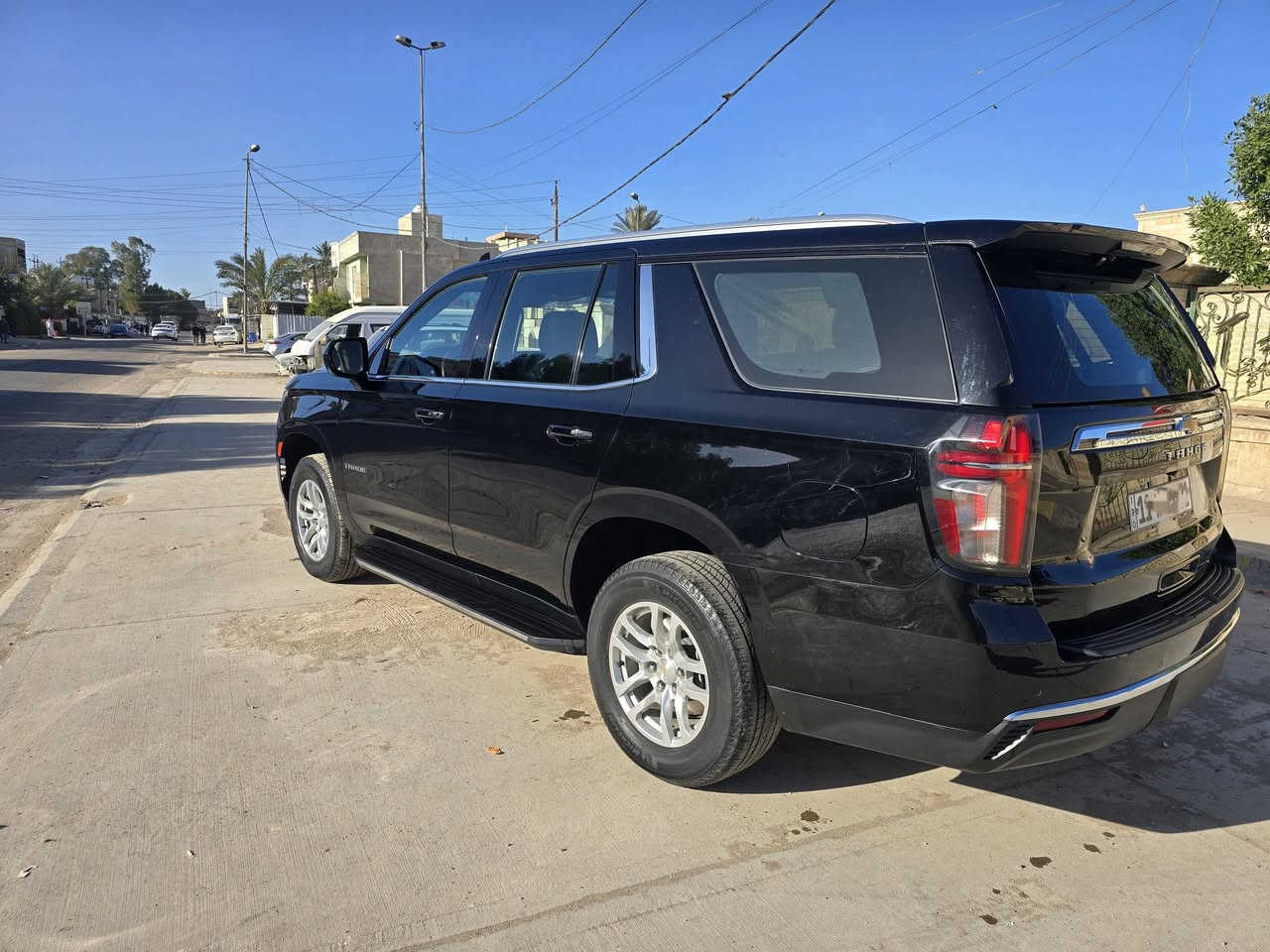 تاهو موديل 2023 خليجي وكاله رقم بغداد الجديد باسمي  مكفولة ضربه وصبغ وتبديل فقط pdr بسيط  مواصفات LS دعامية الجبيره  حساسات امامي خلفي ثلاجه ماشيه 43 الف كيلو جديده السياره محرك ٥٣٠٠
سونارها موجود ضمن صور كلشي موضح بيه 
     ( للبيع فقط )

السعر :45800 
العنوان : بغداد
رقم الموبايل:***********
