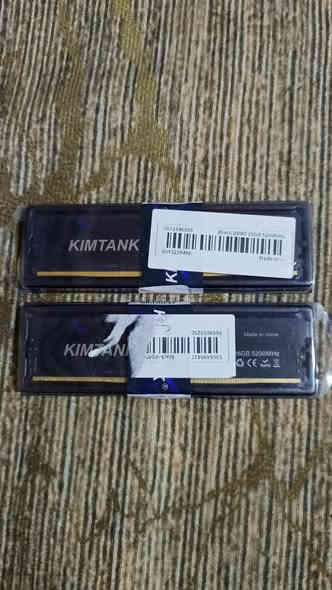 رامات DDR5 KIMTANK 2*16
سرعة 5200MHz
سعر 210 الف
البصرة قضاء المدينة
***********
