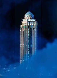 برج نؤاس 📍شارع ابو نؤاس  تحفة معمارية جديدة ع ضفاف نهر دجلة  (برج سكني...