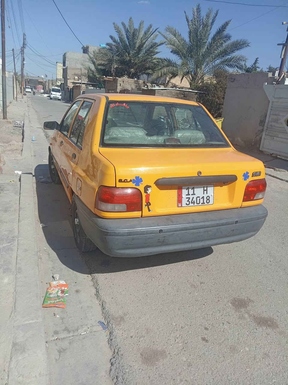 السلام عليكم سايبه لبيع 2019 مصفره هيئه وغرامات
بسمي شرط تحويل رقم دولي الجديد سنويه ل31
صدر امامي خلفي جديد تخم تاير تبريد تدفئه شغال
كامره حساس شغال سياره ماشيه 138 بيهة جاملغ 
امامي وخلفي صبغ فقط سعر 46 وبيهة مجال بسيط
مكاني بغداد جسر ديالى القديم 
الستفسار ***********
