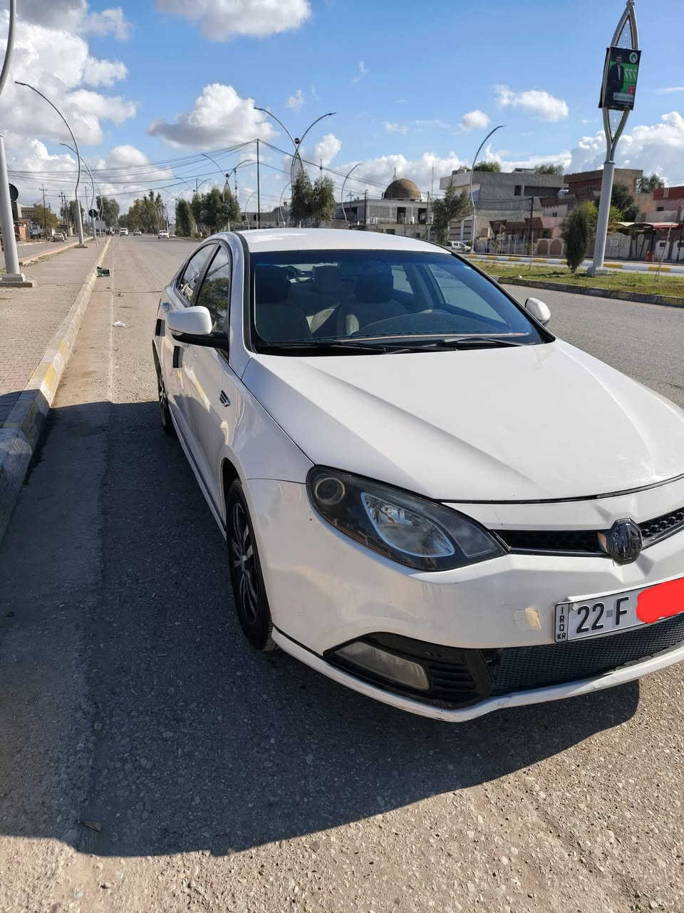 Mg6 2014
سيارة مال بيت استعمال شخصي
محرك 1800 اقتصادي وقوي
• أداء ثابت وناعم – بحياتك ما تسمع أدوانس
• كير أوتو + عادي 
• نظام ABS
• تحكمات ستيرن
• كامرة خلفية
• بصمة تشغيل
• تبريد + تدفئة وي سلف
• 4 إطارات جديدة
• بدون صبغ – فقط تكحيلات بسيطة جداً
• تحويل مباشر + شرط غرامه + سنويه لل 2030
اكو شخط باب خلف سكن مو ضرب ولا حادث كما موضح بالصوره 
سعر 77 ومجال
للتواصل 
*********** واتس اب 
 ‏‪***********‬‏ اتصال 
او فيس راسلني
مكاني كركوك
