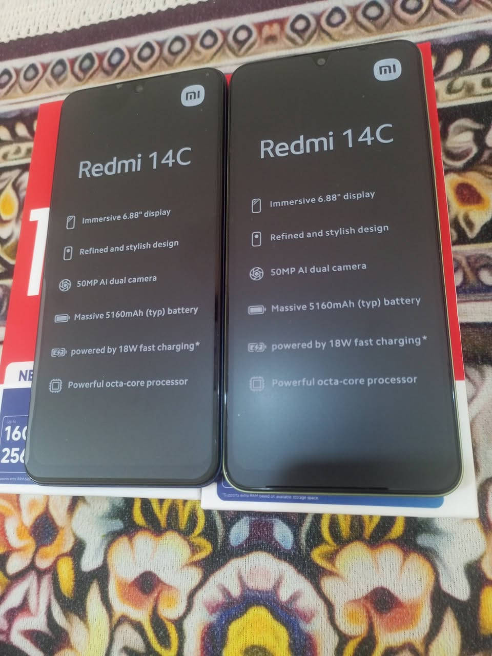‏وحش الاجهزه  عرض 🔥🔥
‏ريدمي 14c 
‏  بمعالج من هيليو G81 الترا يعني بالالعاب سلس 
‏وذاكره 256 برام 8 كيكا 
‏كاميرا 50  ميكا اماميه 13 ميكا 
‏نظام تشغيل 14 اندرويد 
‏بطاريه 5160  ملي امبير 
‏السعر 125جوه سعر الجمله  جهاز  جان  مخزون 
‏بغداد توجد خدمه توصيل لجميع المحافظات   فقط 125فقط 
‏


**إذا كنت صاحب هذا الإعلان وتريد حذفه لأي سبب، رجاءا أرسل رسالة إلى الدعم الفني**