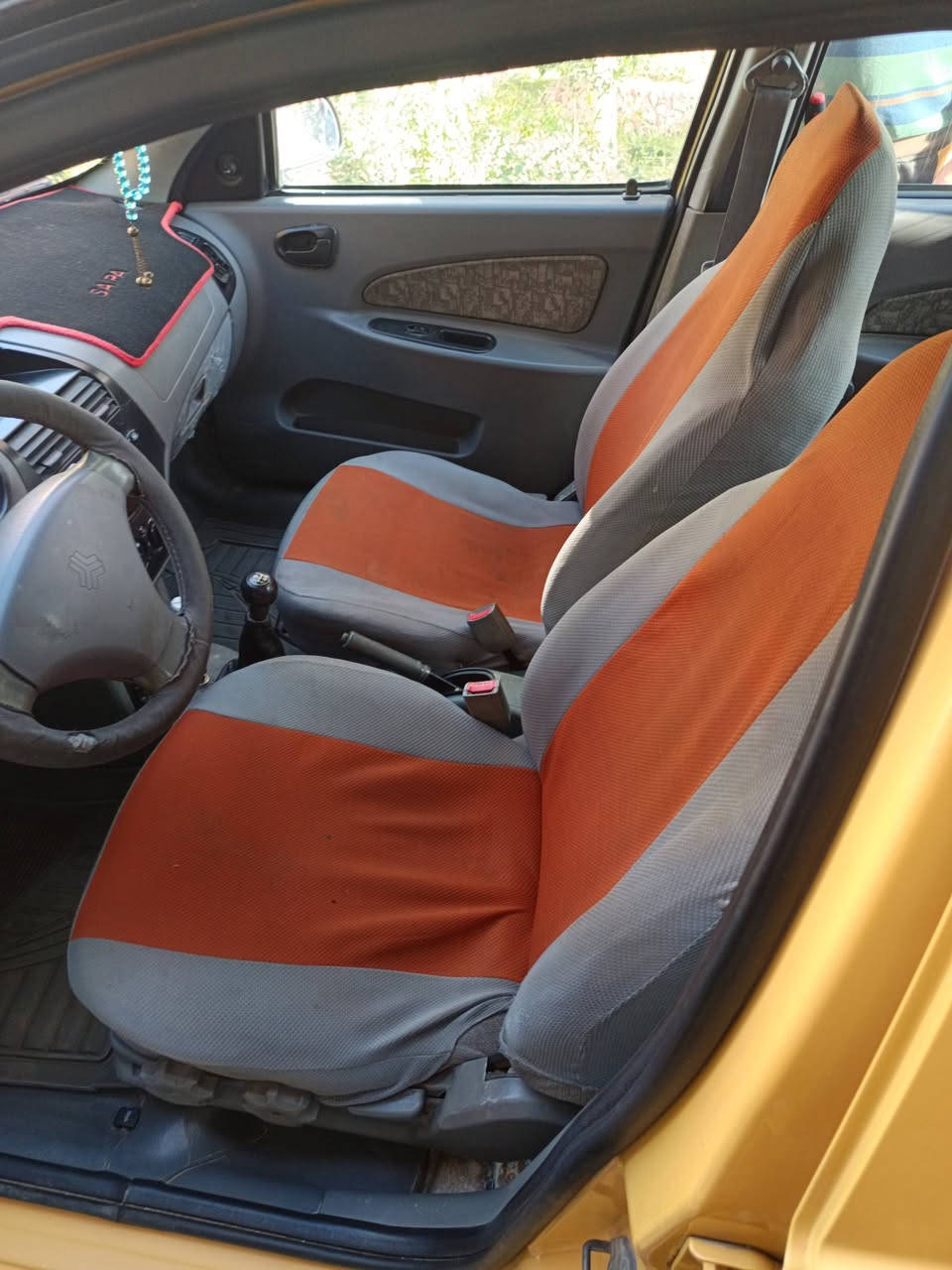 طيبه للبيع موديل 16 السياره مقفوله ما عدا طخه بالباب مال السائق مو واضحه بالصوره كير و مكينه مقفولات 
مكاني كربلاء الحسنيه القنطره البيضه 
العسر 45 وبيه مجال 
***********
