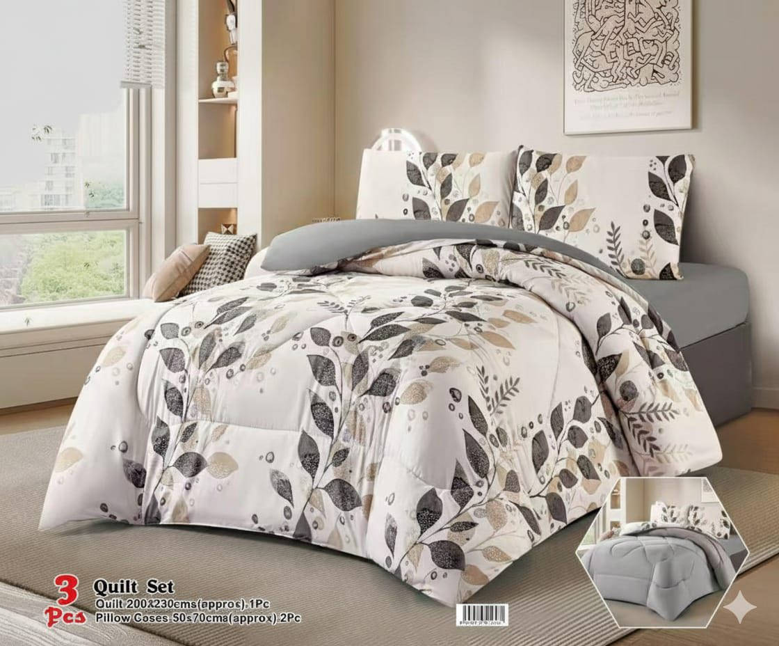 ✨💎مفروشات الصافات 💎✨
✅ عرض خاص ..لحاف 3 قطع  قماش قطن✅ 
— — — —سعر اللحاف 15 الف — — — — 

 السعر السابق 25.000الف السعر الحالي 15.000. الف 

قياس الحاف النفرين (220x240)✅
وجه مخده عدد 2 (80*50)✅

————————————————————-
الاتصال أو مراسلة واتساب / ***********
متوفر توصيل بغداد وجميع المحافظات🚕🚕
توصيل بغداد 5 الف
 محافظات 6 الف
ملاحظة/ افحص وتاكد من الطلب امام المندوب اذا ذهب المندوب لايمكن استبدال او استرجاع الطلب
