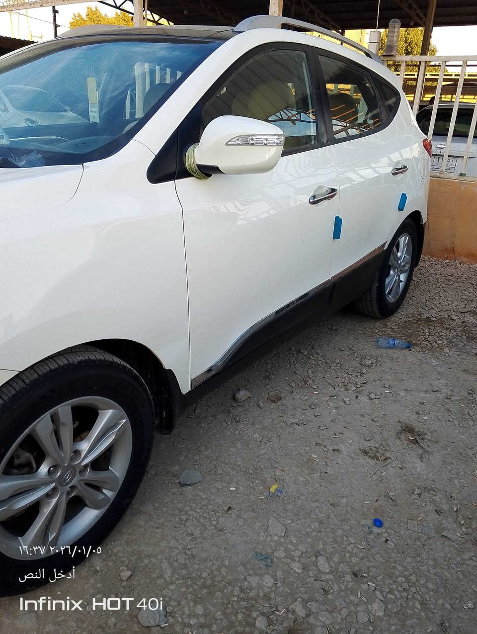 السلام عليكم  توسان للبيع موديل 11 رقم بغداد مكفولة كفالة عامة من الصبغ وتبديل بيها بارد قليل فول مواصفات عدة البصمة تخم تاير جديد منظومة تبريد جديدة باتري جديد كير بلادي كفالة مكينة لاتنقيص ولا تبخير السعر 135 *********** بي واتساب
