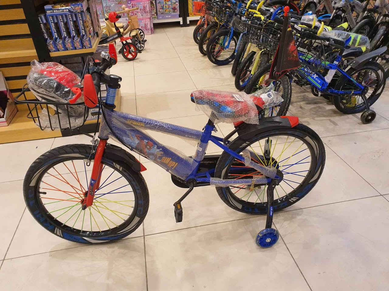 جديدنا  بايسكل سبايدر حجم 16 

مع خوذة- ومطارة وعلم 
من عمر 5 سنوات - 9 سنوات  
 
😍😍😍السعر ( 65 ) الف 😍😍😍

خدمة توصيل جميع المحافظات 5000🚕🚕🚕 بغداد, العراق


**إذا كنت صاحب هذا الإعلان وتريد حذفه لأي سبب، رجاءا أرسل رسالة إلى الدعم الفني**