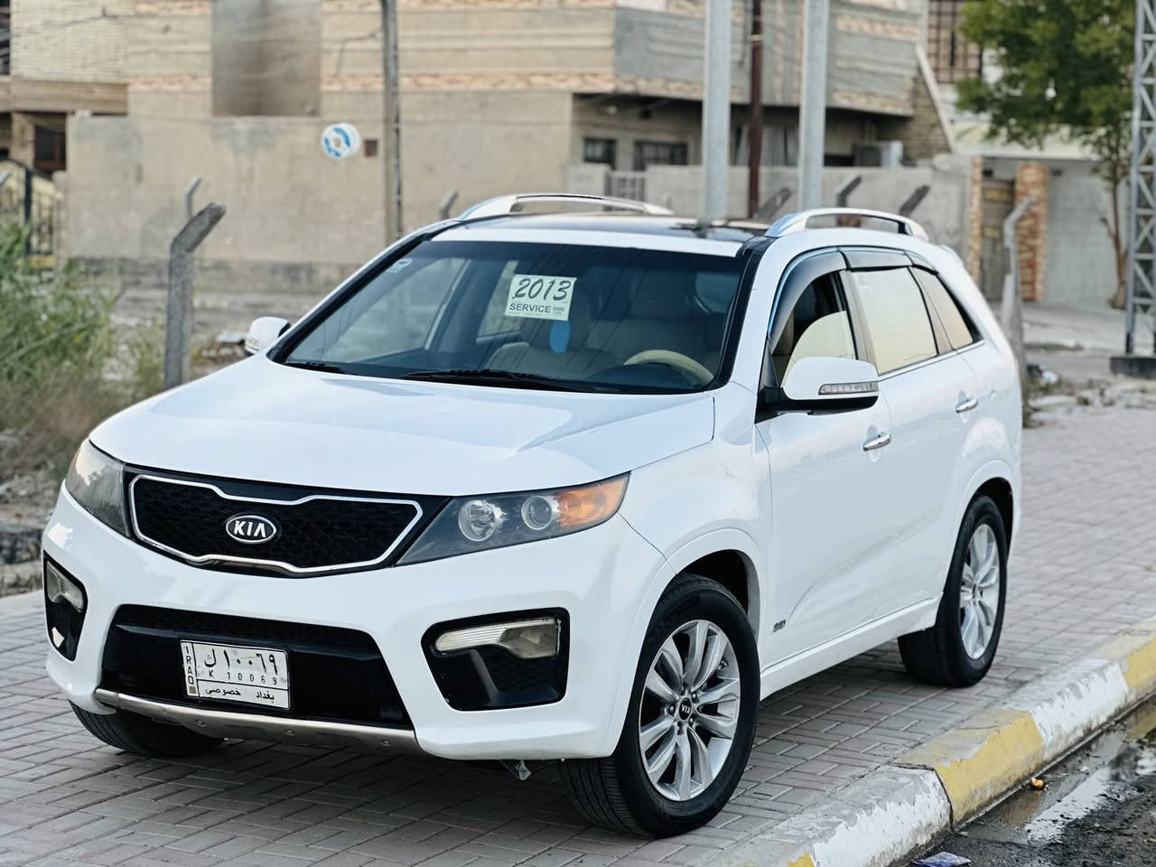 السلام عليكم.   للبيع  سورنتو.   موديل 2013
رقم بغداد.   مشروع وطني.    تحويل مباشر 

أمريكي.   SX.    V6.     فول 1/1
صبغ شبر.   فقط.     والباقي كلين تايتل 
كفاله عامه.    ماشيه.  165,089.  km

كير.   محرك.    صدر.   تبريد.   
تراي.    ماعليها.  كلام.    

السعر.  160. ,  وبي مجال للطيبين 
رقم. هاتف.   ***********
مكاني.  الفلوجه.    الكرمه.
