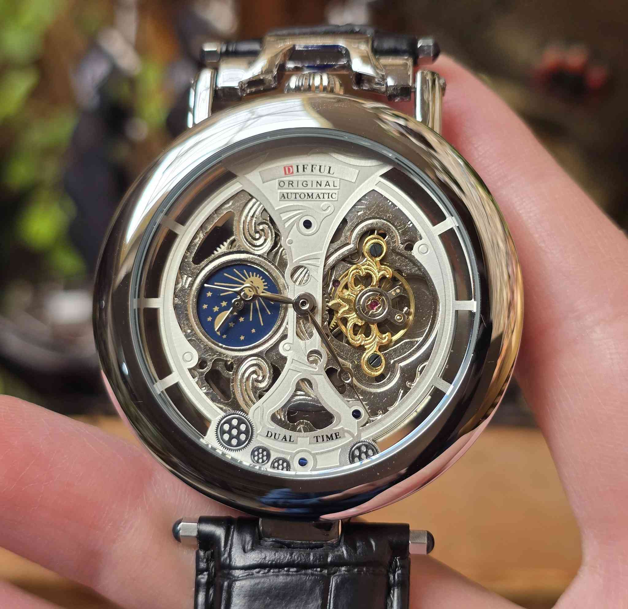 ((مزاد يبدأ من 30 ألف، ينتهي بـ 8 ليلًا))
ساعة ماركة..... (مال أمازون)
ماكينة أوتوماتيكية أورجنال ، كاملة الختومات، قفل فراشة.
وزن ثقيل، سير جلد، سنتر شغال، نظام شمسي قمري.
القطر تقريبًا 45 (تفاصيل داخل الفيديو).
مكاني كربلاء (متوفر توصيل5)


**إذا كنت صاحب هذا الإعلان وتريد حذفه لأي سبب، رجاءا أرسل رسالة إلى الدعم الفني**