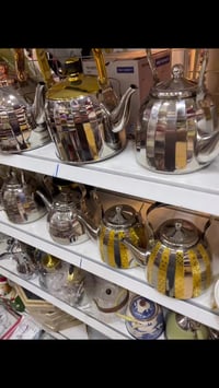 قوري جاي • ستيل مختوم • العزيزية