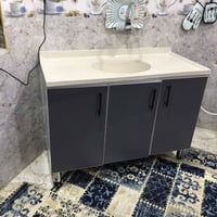 كاونتر خشب • مترين • سنك مرمري